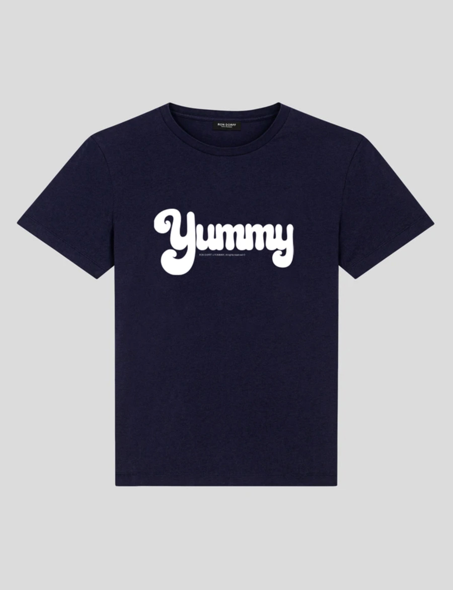 T SHIRT NAVY YUMMY (6540955156640)